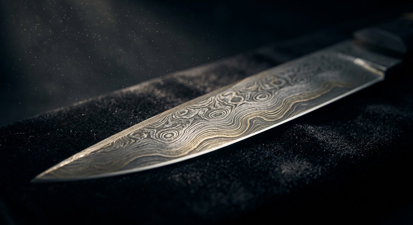 Damascus steel pattern